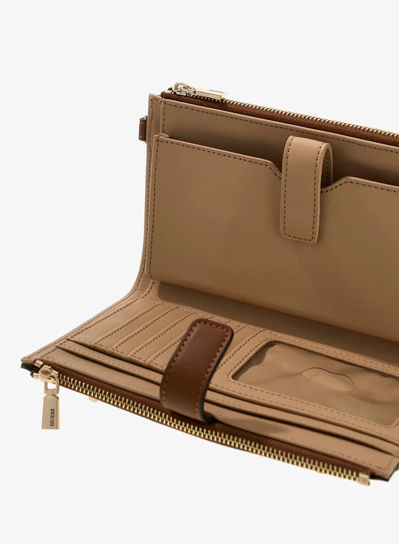 GUESS  Melinda Double Zip Wallet for Women | Best Price UAE